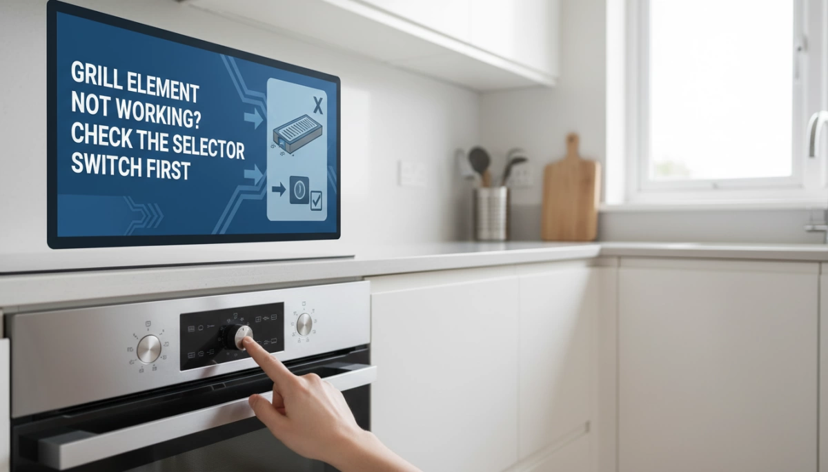 Grill Element Not Working Check Selector Switch for Easy Oven Repair