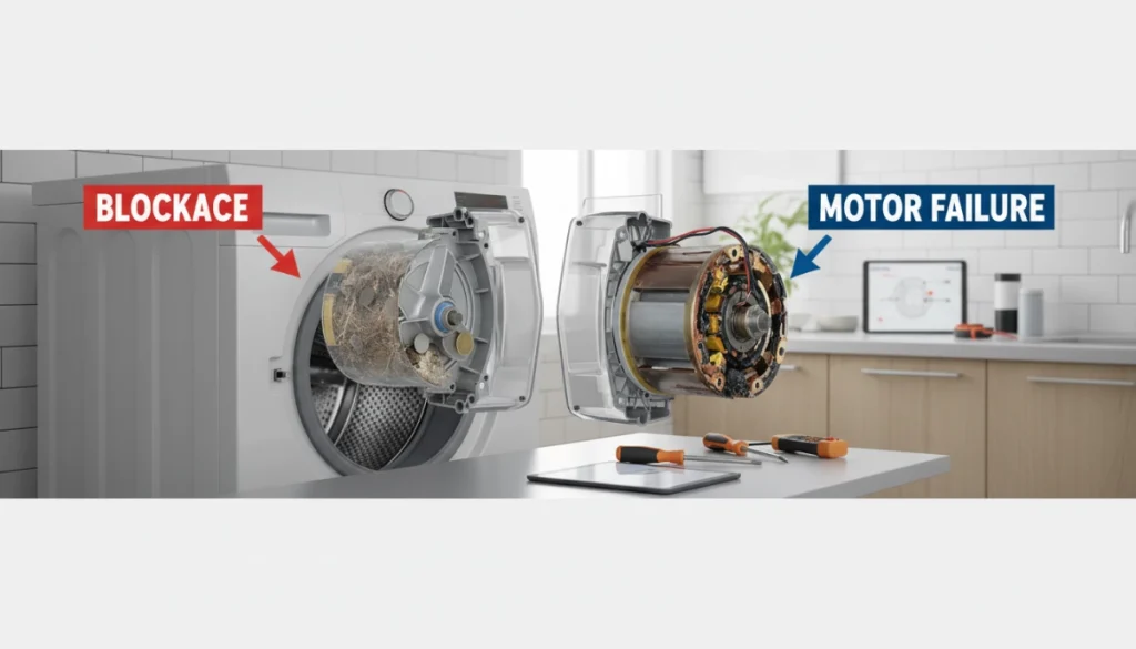 Washing Machine Pump Problems How to Identify Blockages or Motor Failure