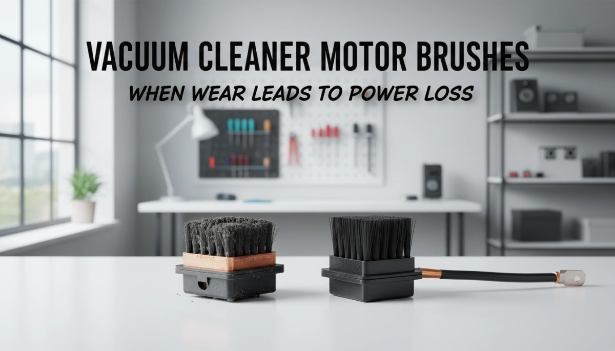 Vacuum Cleaner Motor Brushes Replacement Guide to Fix Power Loss