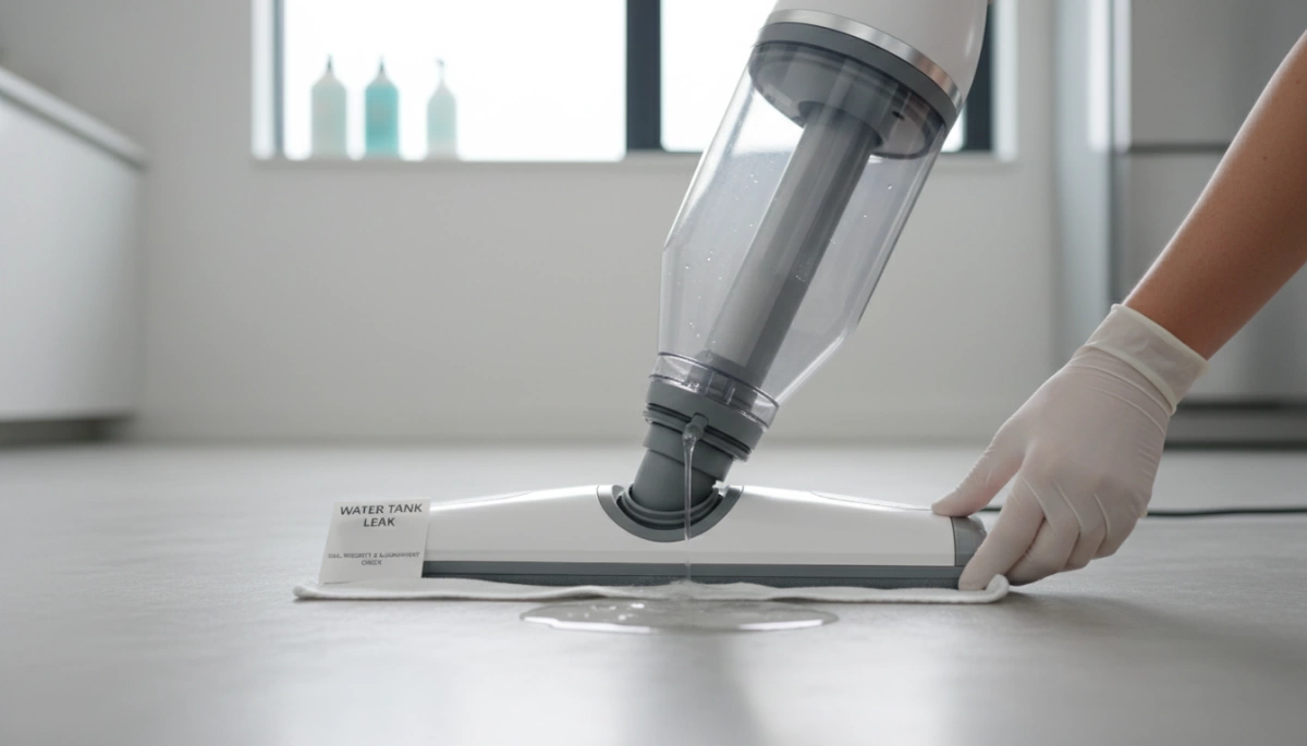 Fix Water Tank Leaks in Steam Mops with Seal Integrity and Alignment Checks