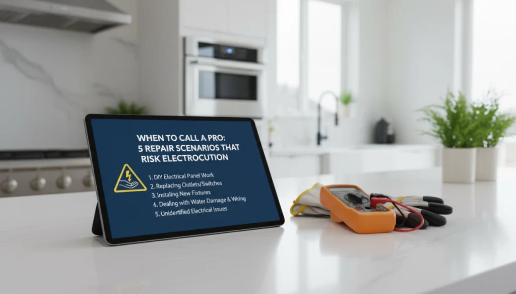 When to Call a Pro for Electrical Repairs That Risk Electrocution