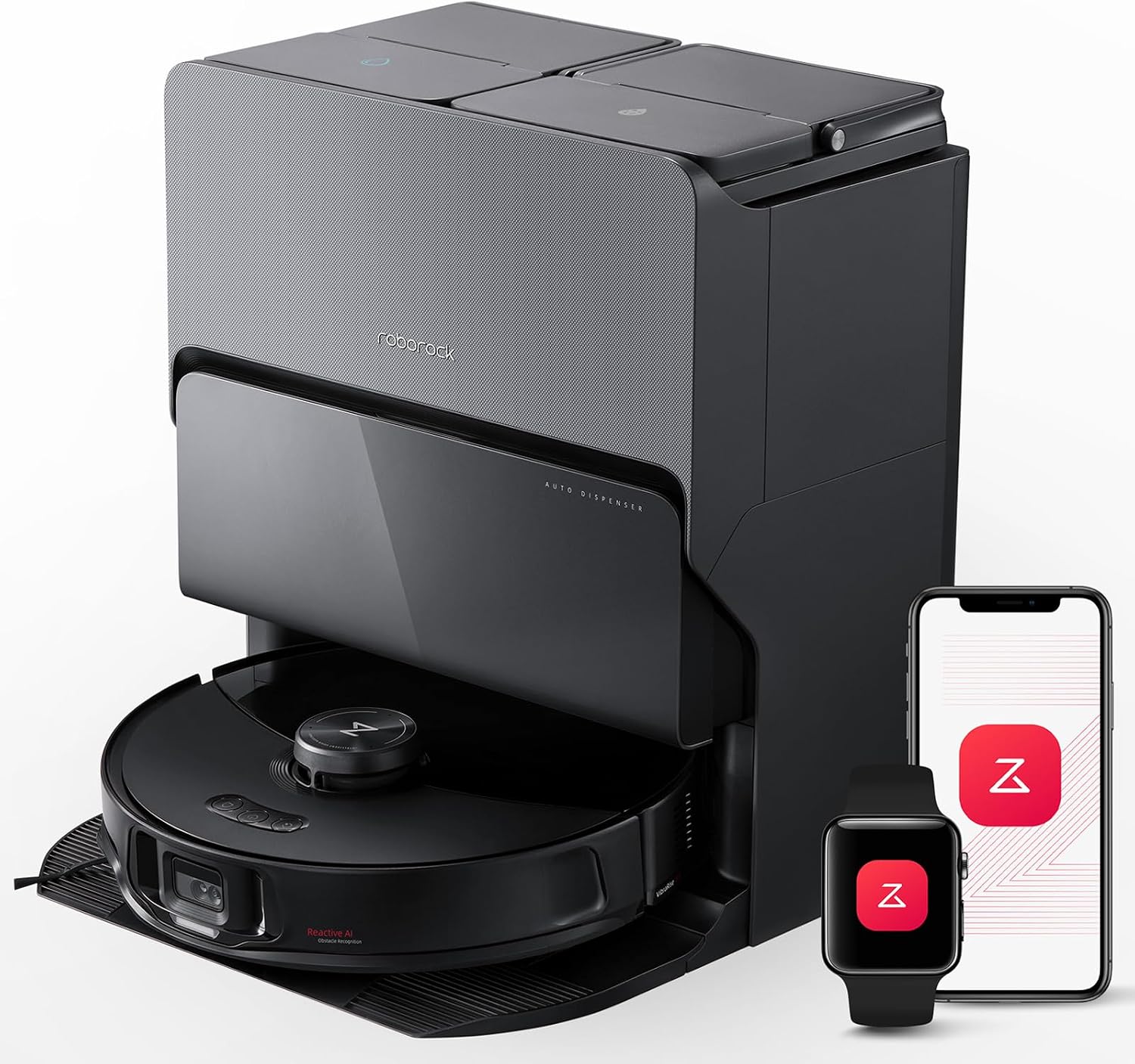 Roborock S8 MaxV Ultra robot vacuum and mop combo with self-emptying dock